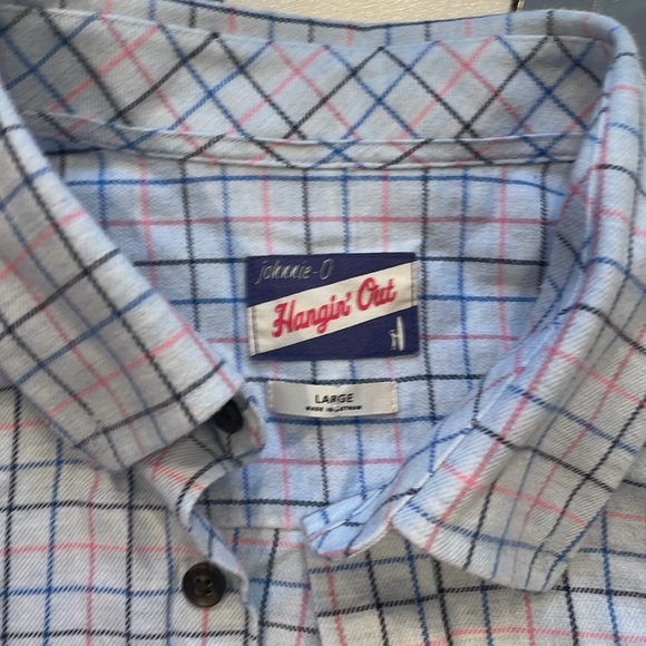 Johnny oh hanging out large button-down colored shirt - Picture 2 of 4